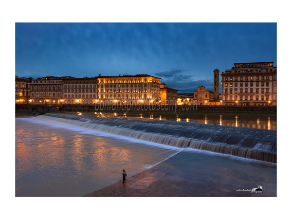 andrea bonfanti ph © lonely fisherman in florence at dusk on the lungarno.jpg