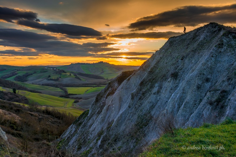 isita guidata Toscana Crete e Val d'Orcia con Isabelle - © Andrea Bonfanti photographer  Alba nelle Crete Senesi