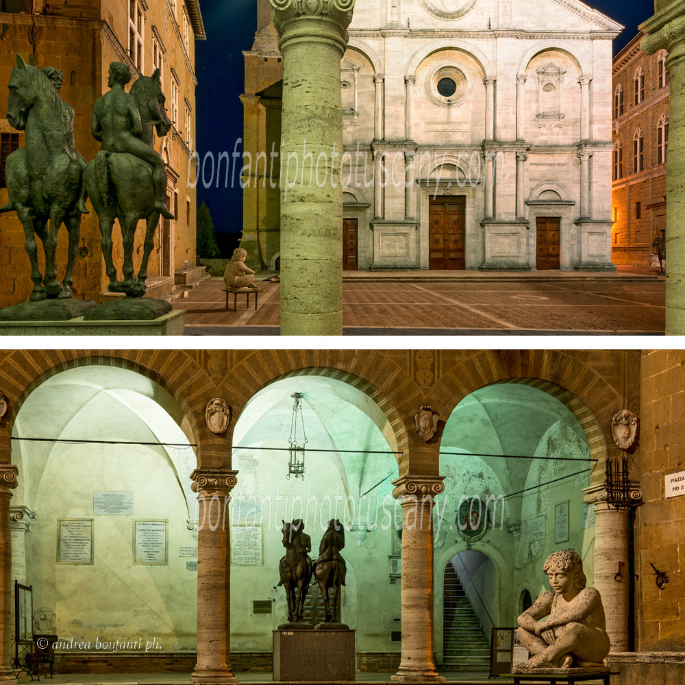 Andrea Bonfanti Photographer © piazza Pio II Pienza (Siena)